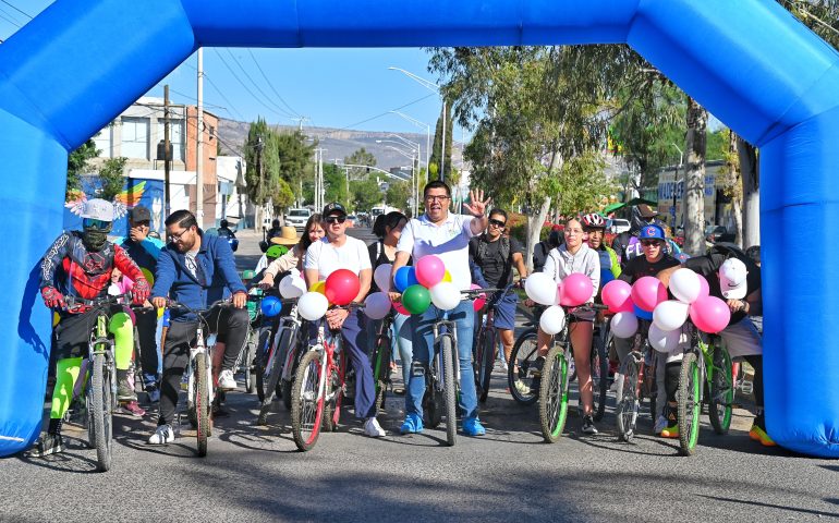 CELEBRAN EN JESÚS MARÍA EL DÍA MUNDIAL DEL DEPORTE CON RODADA CICLISTA