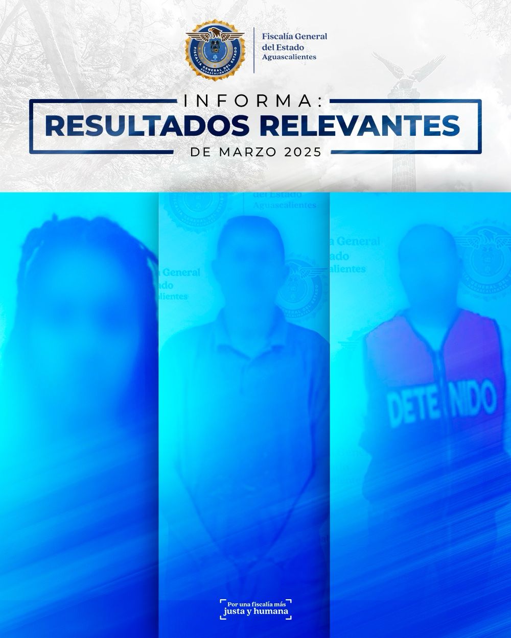 IMPORTANTES RESULTADOS FUERON LOS QUE OBTUVO LA FGE EN EL MES DE MARZO