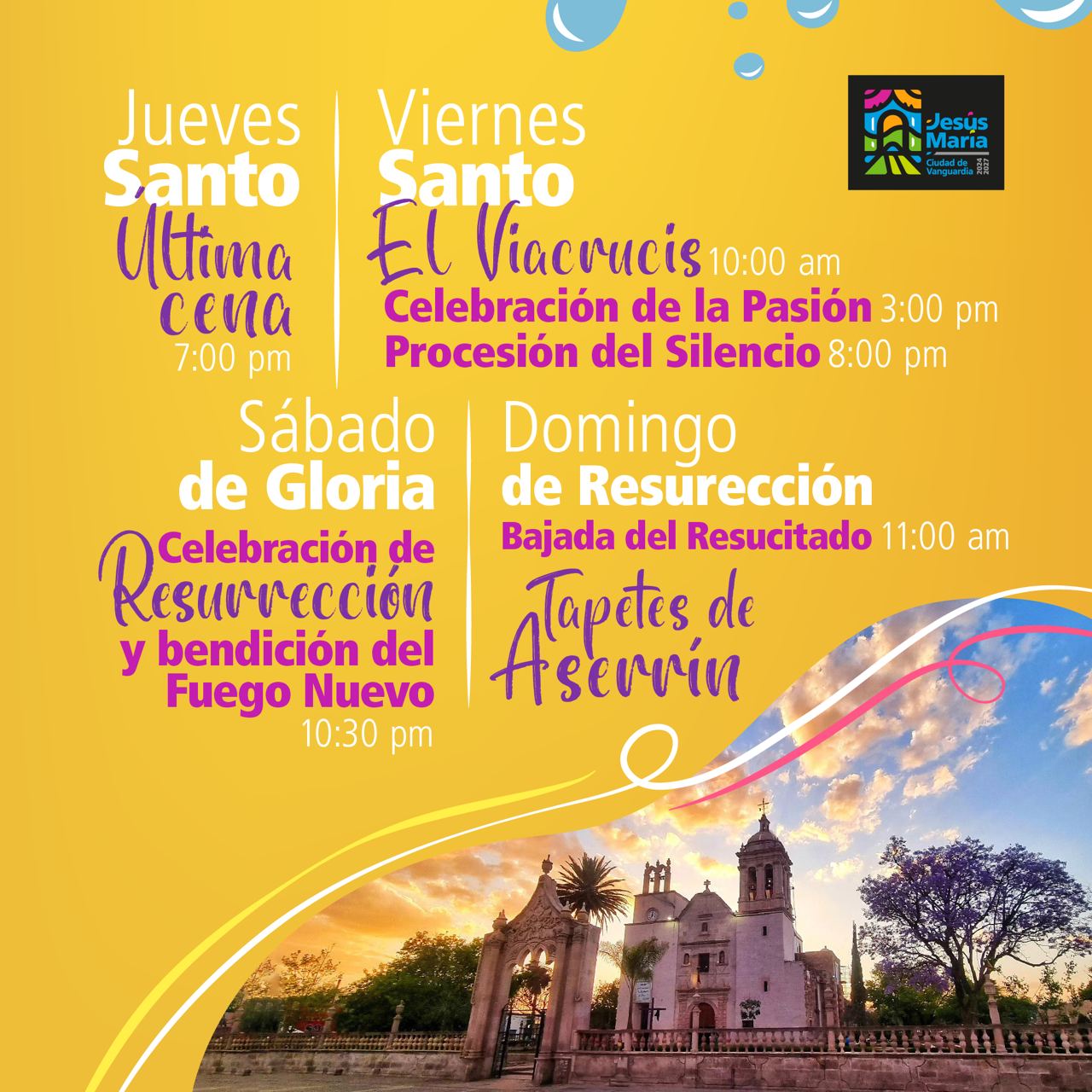 JESÚS MARÍA TE ESPERA ESTA SEMANA SANTA CON TRADICIÓN, NATURALEZA Y DIVERSIÓN