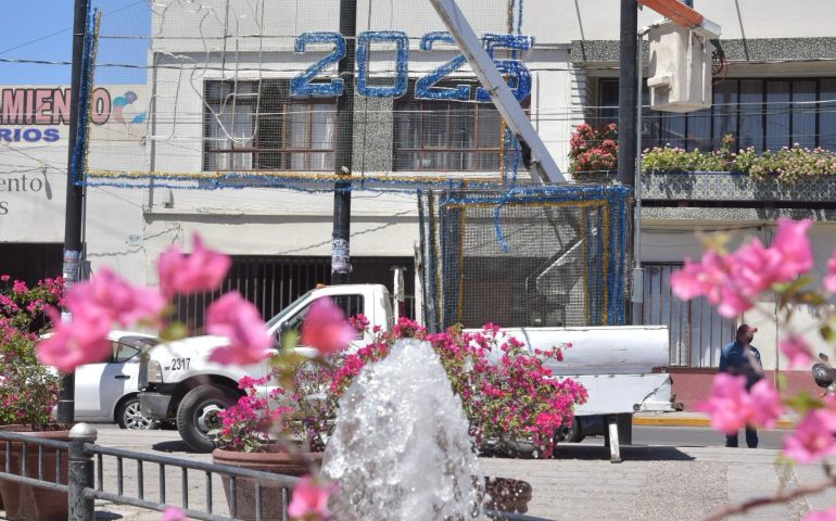 TRABAJA MUNICIPIO PARA QUE LA FERIA DE SAN MARCOS CUENTE CON ILUMINACIÓN DE CALIDAD