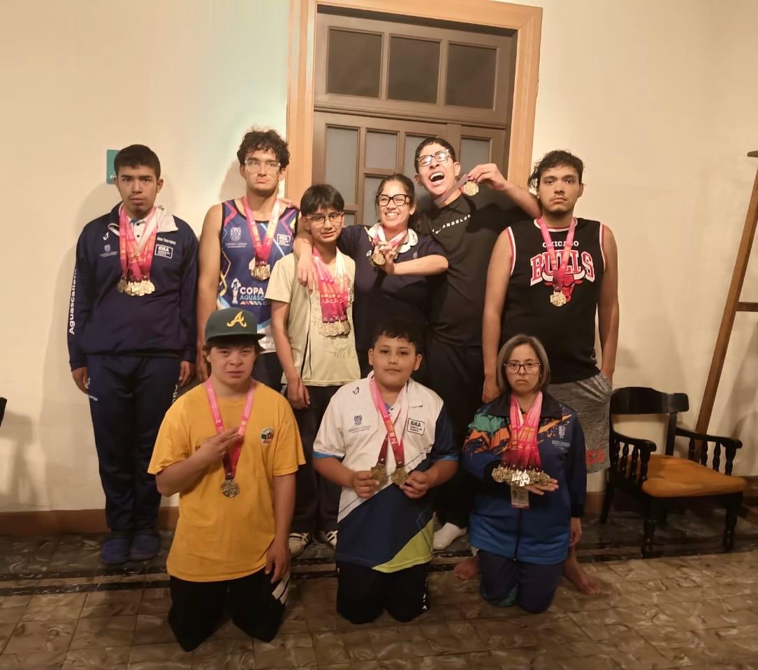 39 MEDALLAS LOGRAN ATLETAS DE AGUASCALIENTES EN EL 2.º CAMPEONATO NACIONAL DE PERSONAS CON DISCAPACIDAD INTELECTUAL, SÍNDROME DE DOWN Y AUTISMO