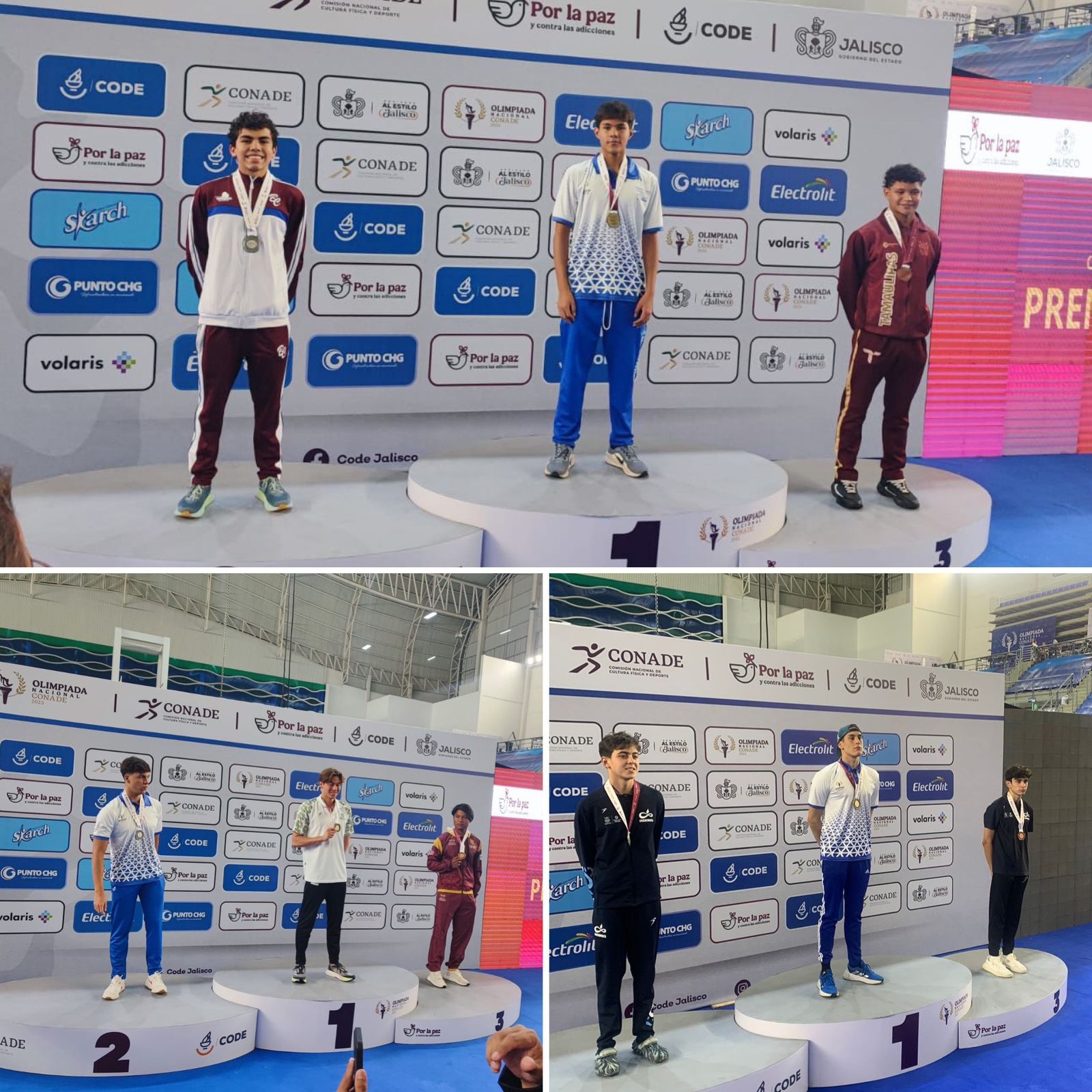 Aguascalientes destaca en natación durante la Olimpiada Nacional 2025