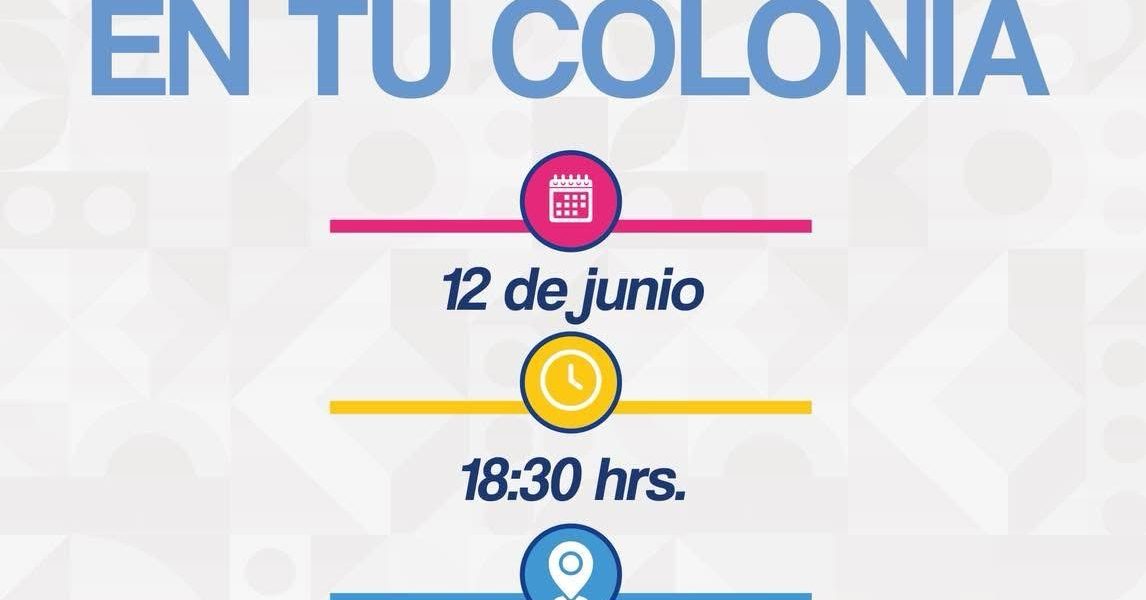 Convocan a jornada de atención ciudadana “Presidenta en tu Colonia” en la Colonia 5 de Mayo