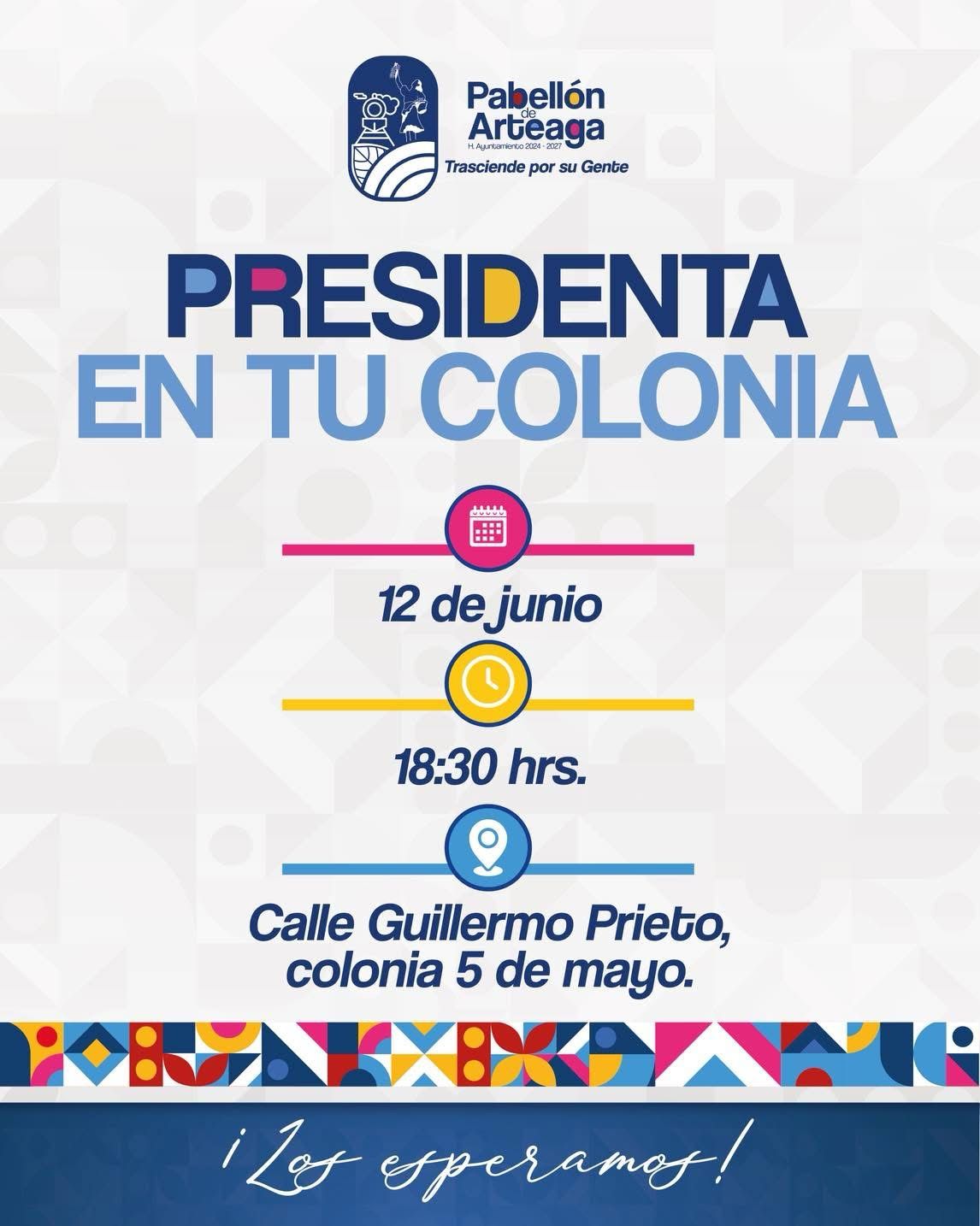 Convocan a jornada de atención ciudadana “Presidenta en tu Colonia” en la Colonia 5 de Mayo