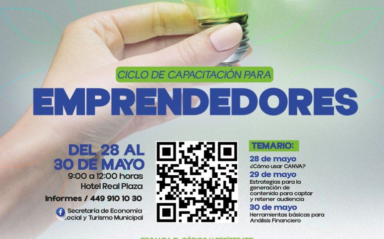 CONVOCAN A PARTICIPAR EN EL TERCER CICLO DE CAPACITACIÓN PARA EMPRENDEDORES Y EMPRESARIOS