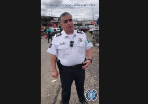 EL SECRETARIO DE SEGURIDAD PÚBLICA DEL ESTADO ACUDE AL CENTRO COMERCIAL AGROPECUARIO JUNTO A LA FUERZA OPERATIVA DE LA POLICIA ESTATAL