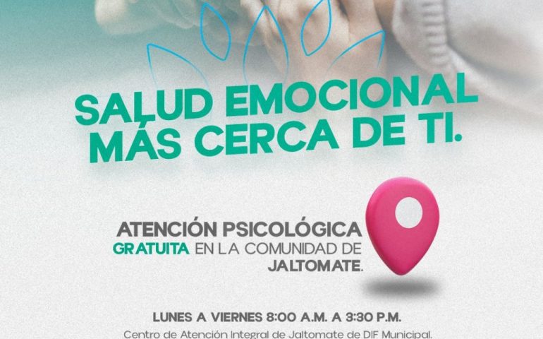 IMASAM AMPLÍA SUS SERVICIOS DE ATENCIÓN PSICOLÓGICA PRESENCIAL EN LA COMUNIDAD JALTOMATE