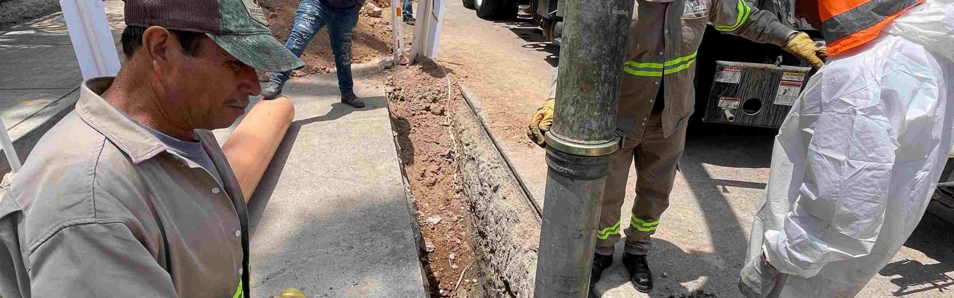INVIERTE MIAA 3.3 MILLONES DE PESOS EN OBRAS DE REHABILITACIÓN DE ALCANTARILLADO SANITARIO EN EL BARRIO DE LA PURÍSIMA