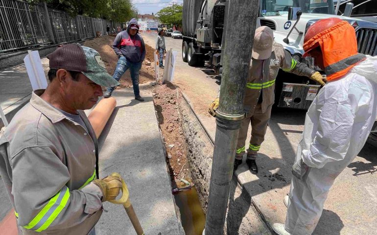 INVIERTE MIAA 3.3 MILLONES DE PESOS EN OBRAS DE REHABILITACIÓN DE ALCANTARILLADO SANITARIO EN EL BARRIO DE LA PURÍSIMA