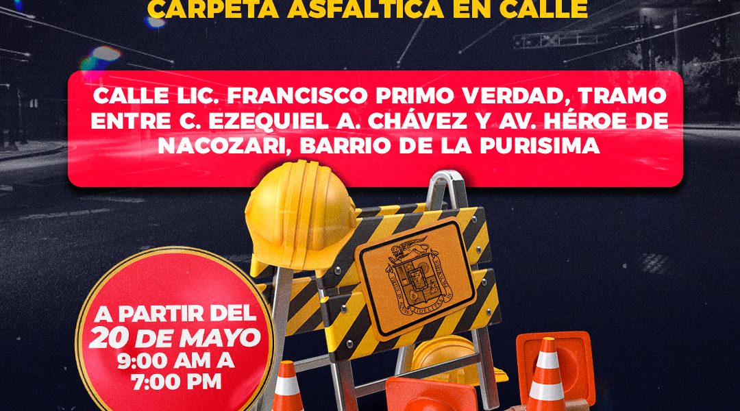 INICIAN TRABAJOS DE COLOCACIÓN DE SOBRECARPETA ASFÁLTICA EN LA CALLE FRANCISCO PRIMO VERDAD