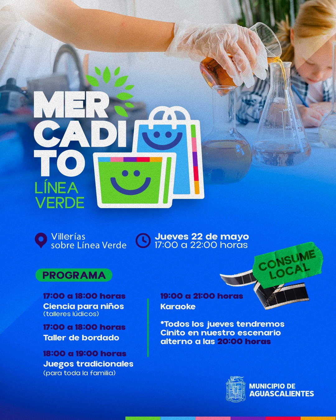 INSTITUTO DE CONVIVENCIA Y DESARROLLO LÍNEA VERDE REANUDA ACTIVIDADES DEL MERCADITO LÍNEA VERDE