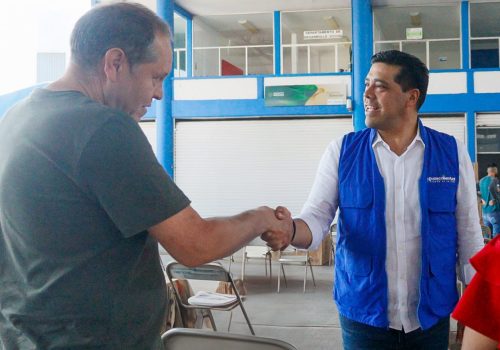 LEO MONTAÑEZ VISITÓ LA DELEGACIÓN SANTA ANITA