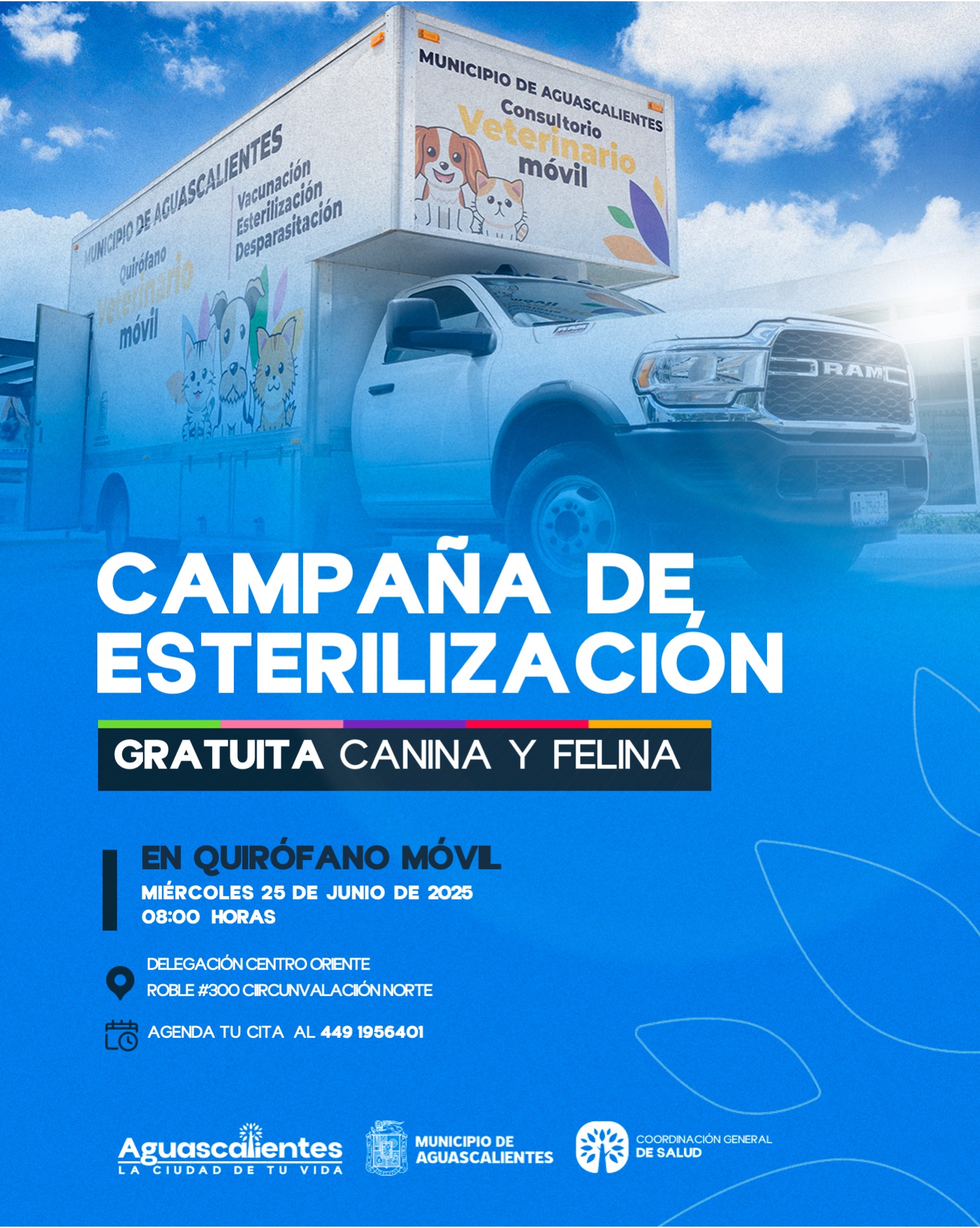 NUEVA JORNADA DE ESTERILIZACIÓN CANINA Y FELINA GRATUITA