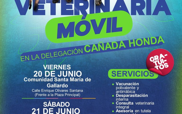 NUEVAS FECHAS DE LA CLÍNICA VETERINARIA MÓVIL EN COMUNIDADES RURALES