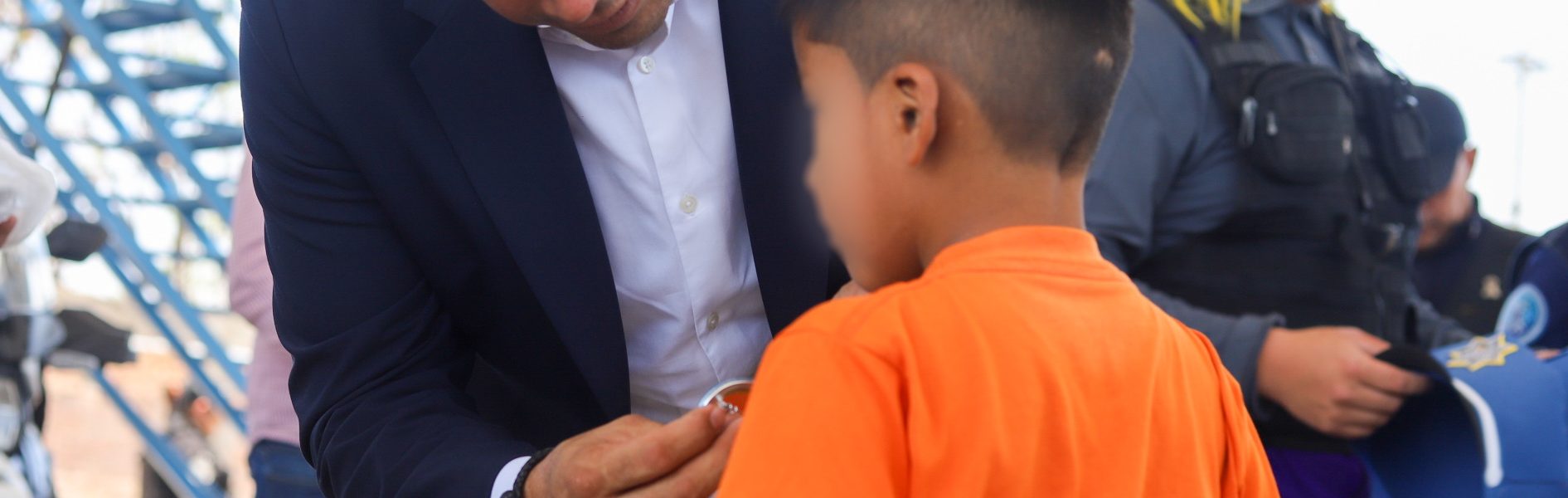 NIÑOS MIGRANTES PARTICIPAN EN FERIA DE PREVENCIÓN DE LA SECRETARÍA DE SEGURIDAD PÚBLICA MUNICIPAL