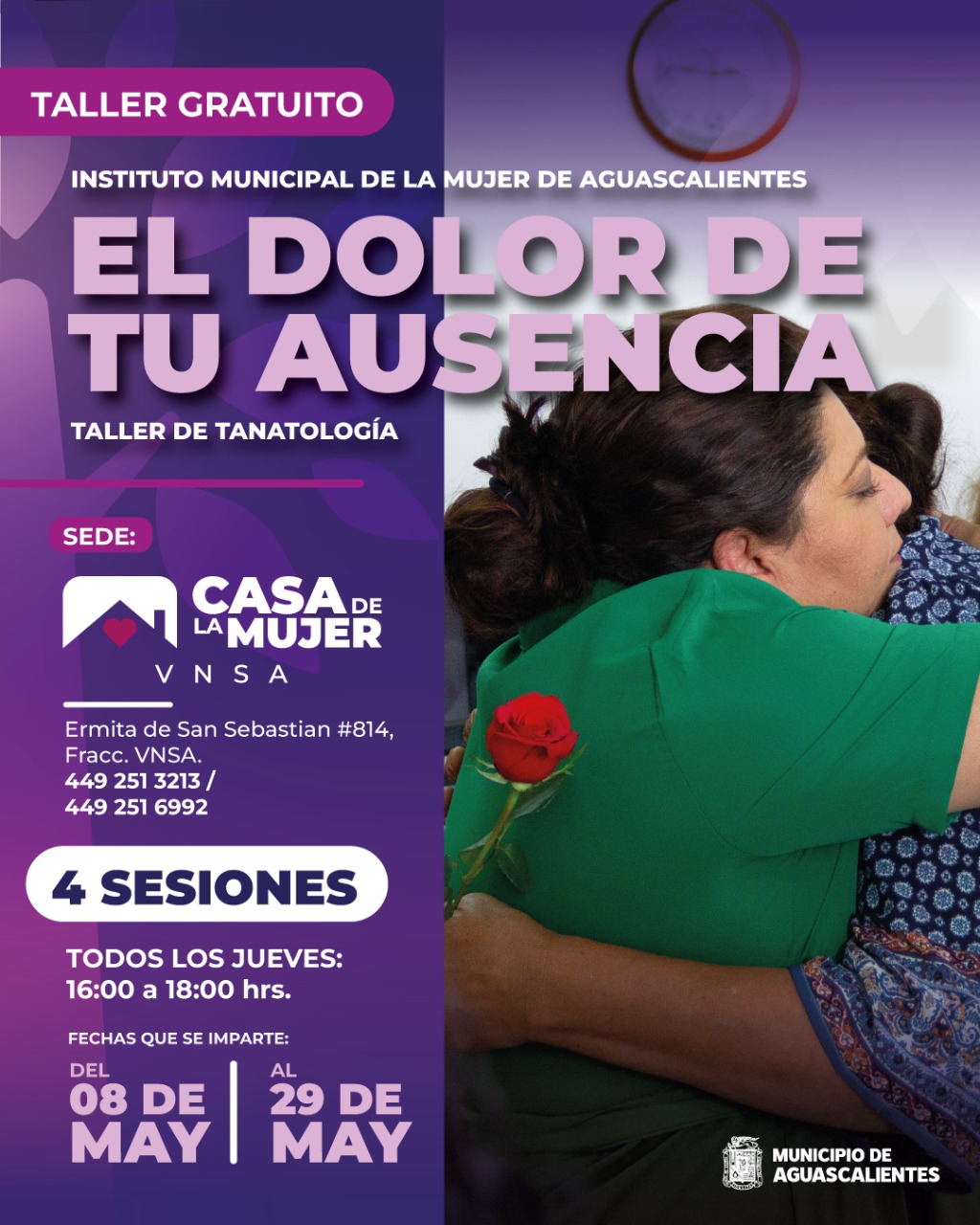 OFRECE IMMA ACOMPAÑAMIENTO EMOCIONAL EN MOMENTOS DE PÉRDIDA