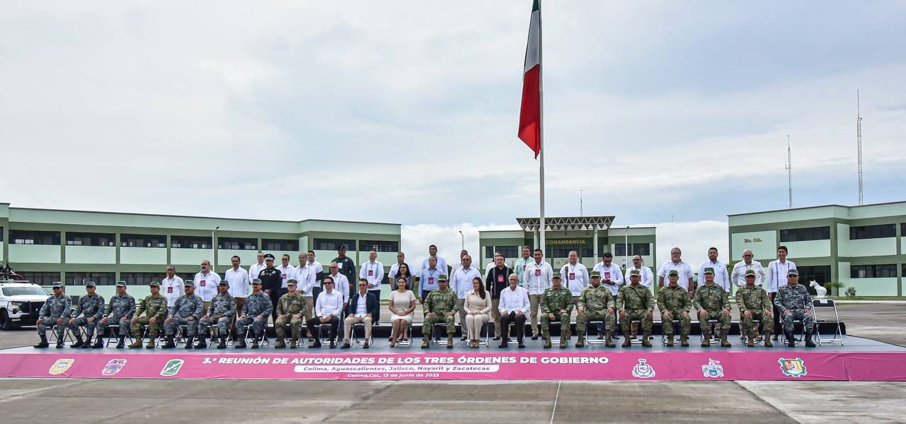 TERE JIMÉNEZ SE REÚNE CON GOBERNADORES DE COLIMA, NAYARIT Y JALISCO PARA FORTALECER ESTRATEGIAS DE SEGURIDAD