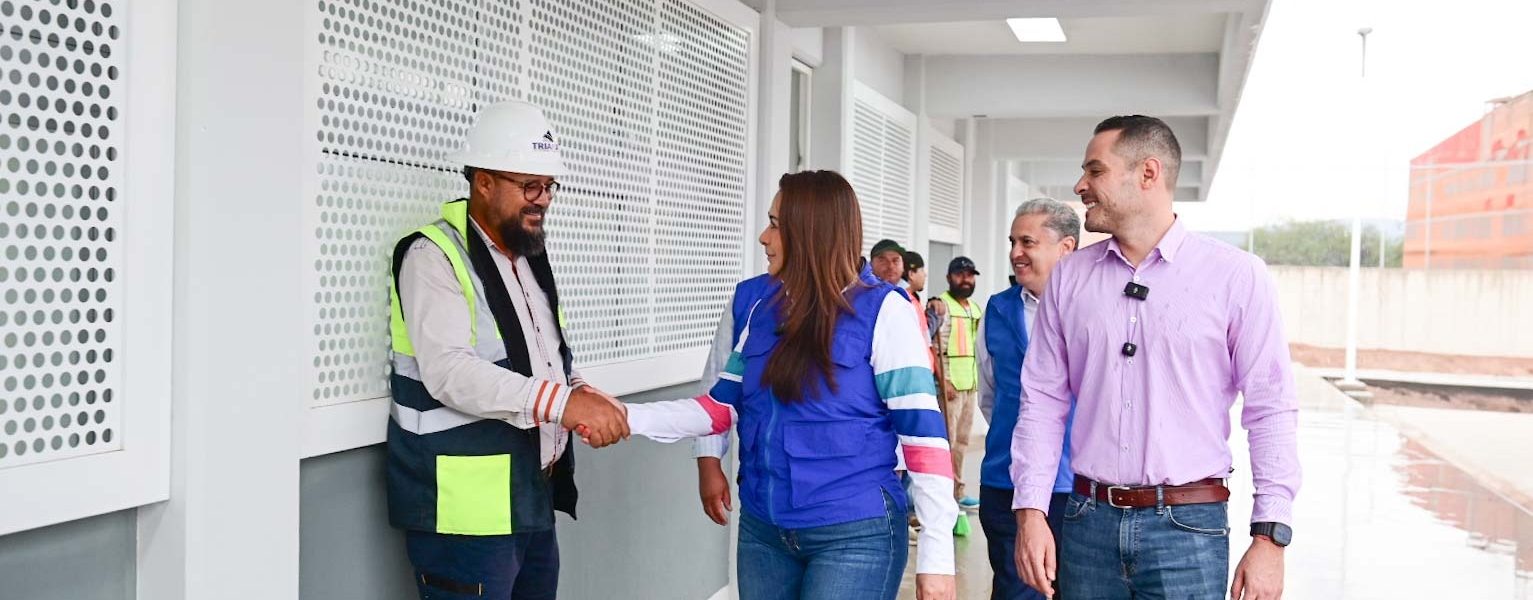 TERE JIMÉNEZ SUPERVISA AVANCE EN LA CONSTRUCCIÓN DE DOS NUEVAS ESCUELAS EN CALVILLO, CASI LISTAS PARA SER ENTREGADAS