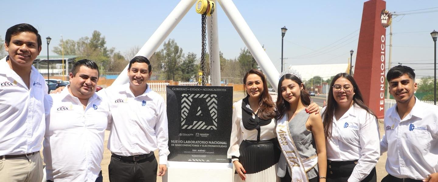 TERE JIMÉNEZ DIO INICIO A LA CONSTRUCCIÓN DEL LABORATORIO NACIONAL DE SEMICONDUCTORES Y ELECTROMOVILIDAD EN EL INSTITUTO TECNOLÓGICO DE AGUASCALIENTES