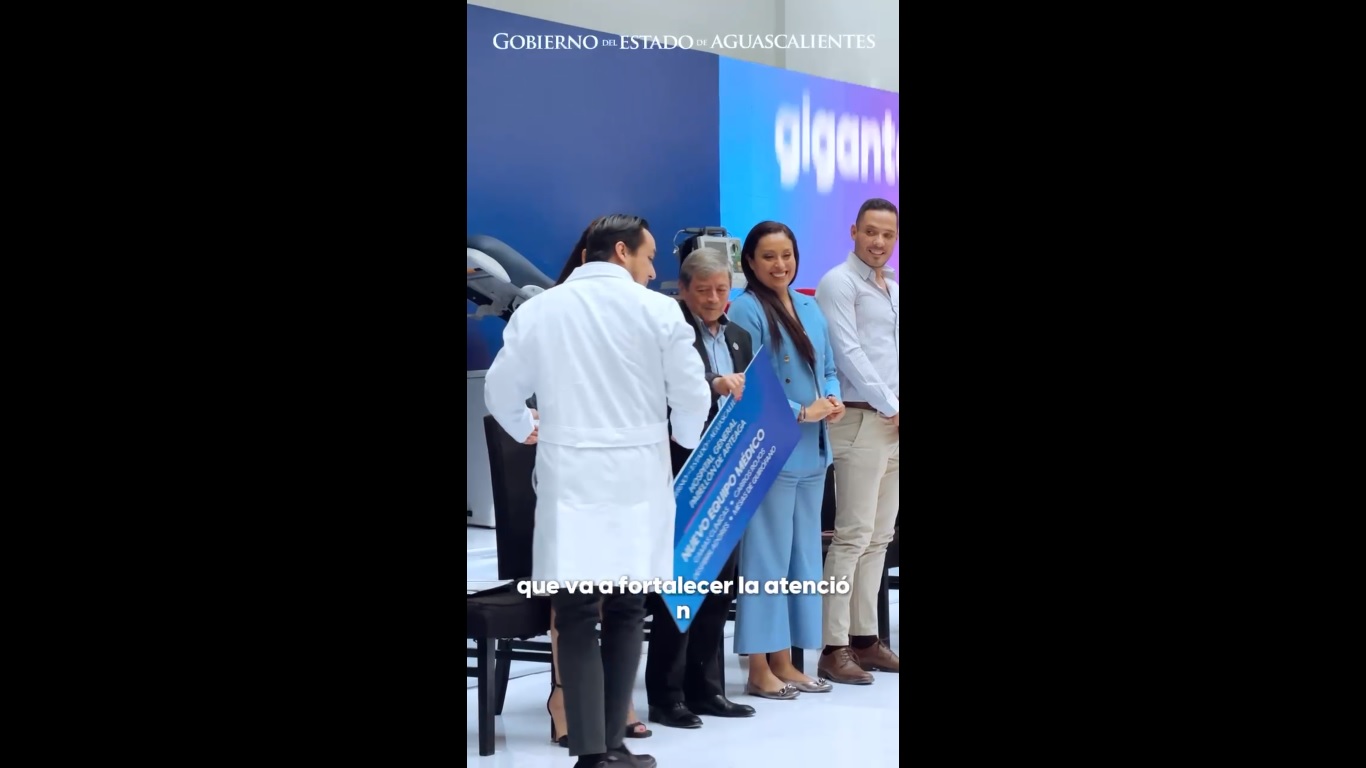 ENTREGA HISTÓRICA DE NUEVO EQUIPAMIENTO PARA LOS HOSPITALES DE AGUASCALIENTES