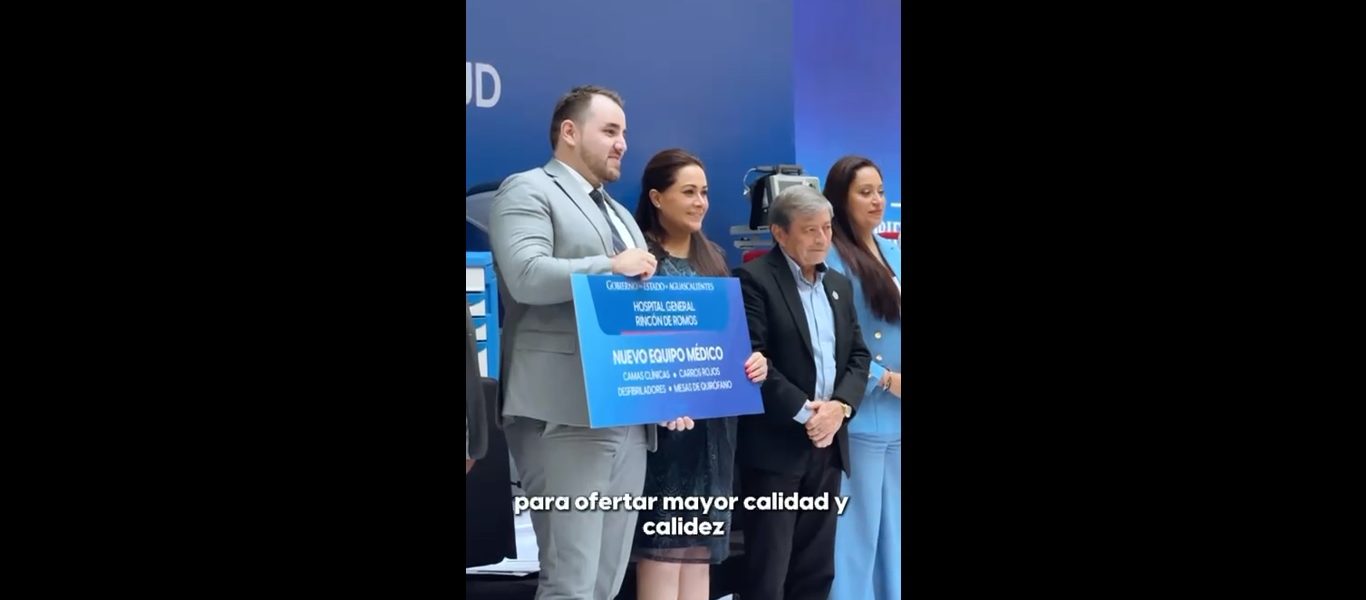 ENTREGA HISTÓRICA DE NUEVO EQUIPAMIENTO PARA LOS HOSPITALES DE AGUASCALIENTES