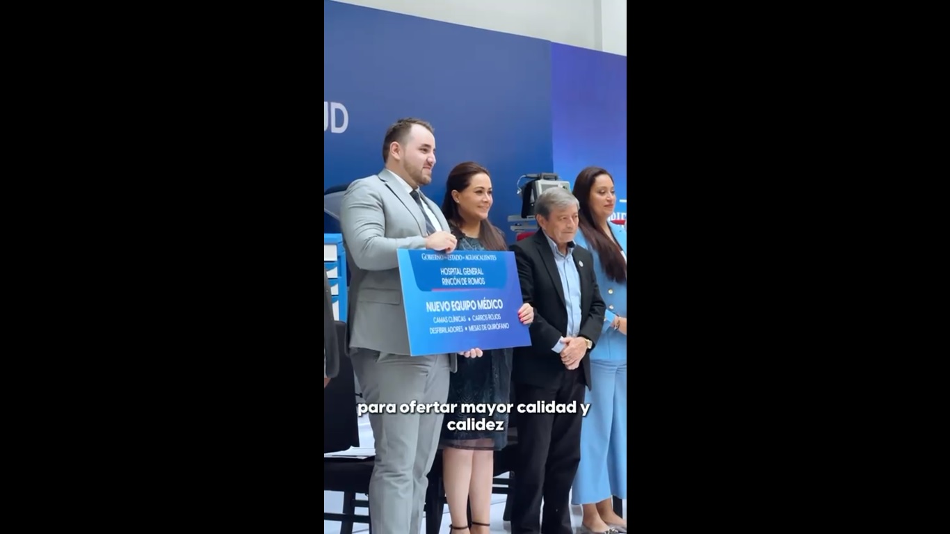 ENTREGA HISTÓRICA DE NUEVO EQUIPAMIENTO PARA LOS HOSPITALES DE AGUASCALIENTES