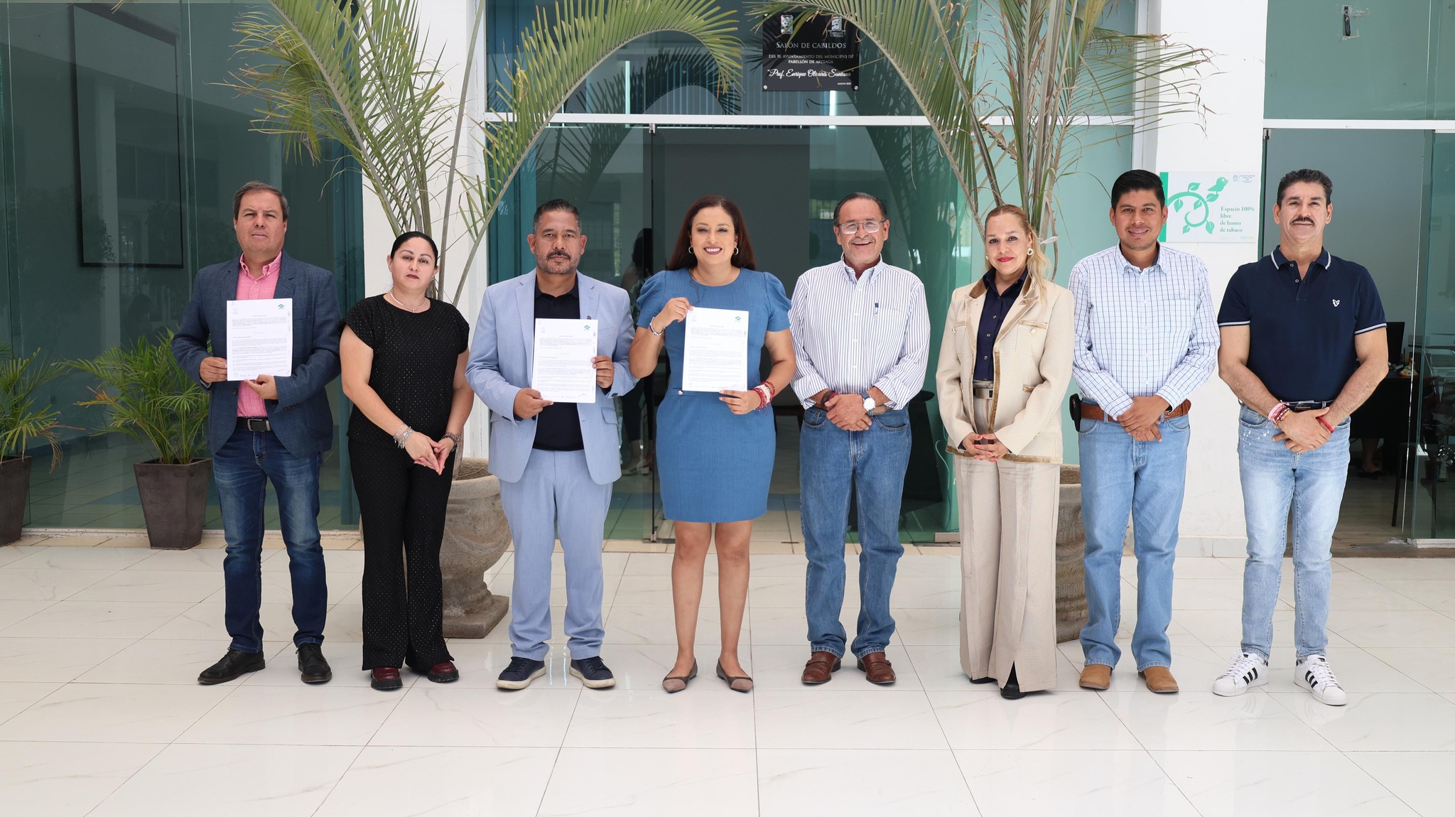 🤝✨ Firma de Convenio entre el Ayuntamiento de Pabellón de Arteaga y CONALEP