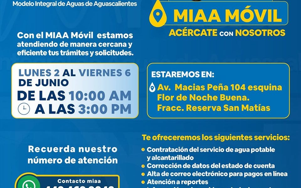 💧📢 Atención vecinos del Fracc. Reserva San Matías