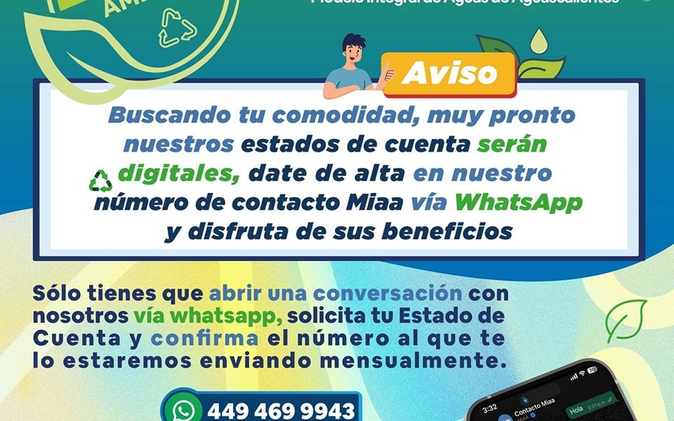 📱🧾MUY PRONTO TE ESTAREMOS ENVIANDO TU ESTADO DE CUENTA A TRAVÉS DE WHATSAPP