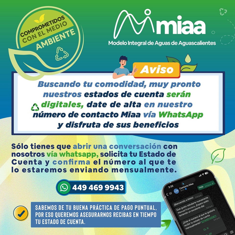 📱🧾MUY PRONTO TE ESTAREMOS ENVIANDO TU ESTADO DE CUENTA A TRAVÉS DE WHATSAPP