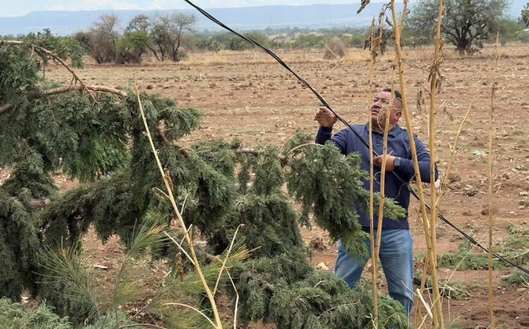 Atiende Ayuntamiento de Pabellón de Arteaga afectaciones por lluvias