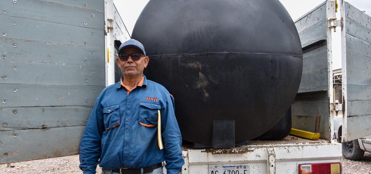 GOBIERNO DEL ESTADO APOYA A PEQUEÑOS PRODUCTORES PARA ADQUIRIR CISTERNAS QUE LES PERMITAN ALMACENAR AGUA