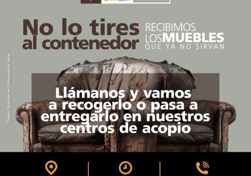 👇🏽La Secretaría de Servicios Públicos de Jesús María invita a la ciudadanía a hacer uso del servicio gratuito de recolección de muebles y electrodomésticos en desuso. 🛋️♻️