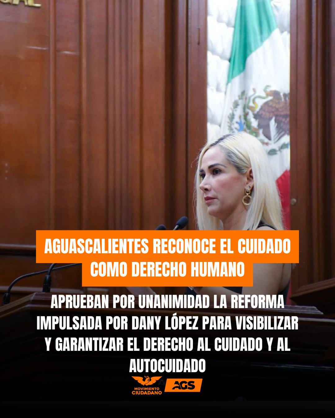 APRUEBAN REFORMA IMPULSADA POR DANY LÓPEZ PARA RECONOCER EL DERECHO AL CUIDADO COMO DERECHO HUMANO FUNDAMENTAL