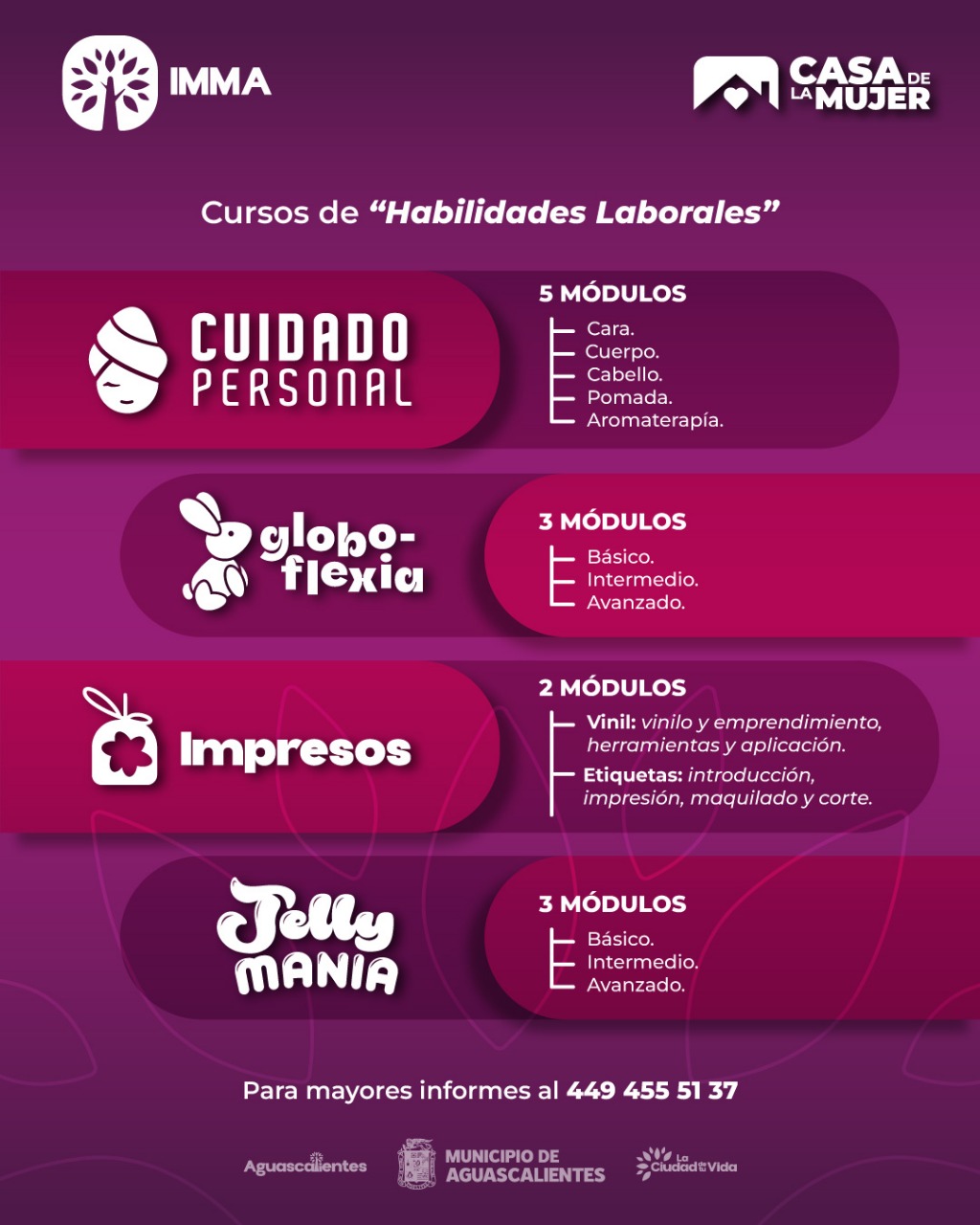 IMMA LANZA CICLO DE CURSOS EN HABILIDADES LABORALES PARA MUJERES EMPRENDEDORAS
