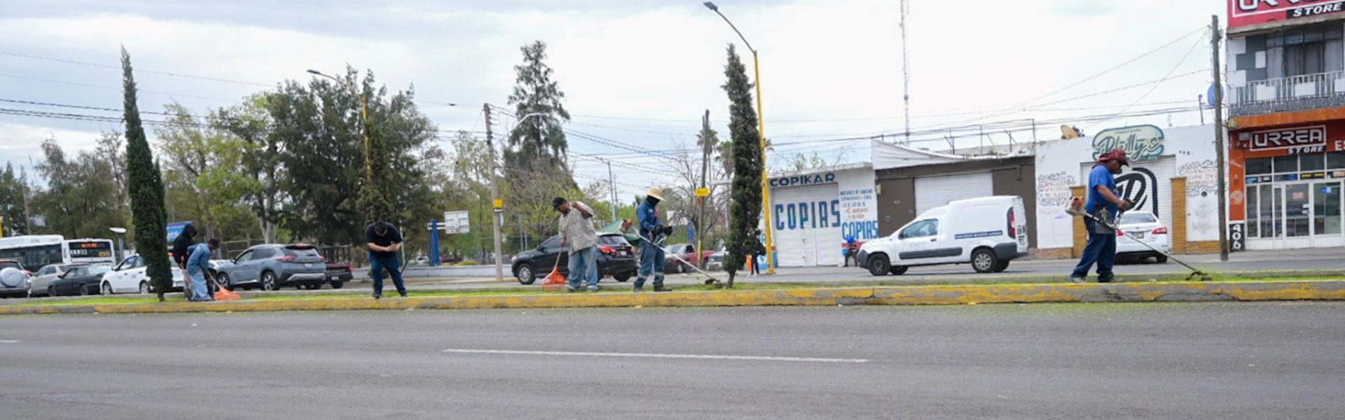 MUNICIPIO LLEVA A CABO OPERATIVO DE MANTENIMIENTO Y REHABILITACIÓN EN PRIMER ANILLO DE CIRCUNVALACIÓN