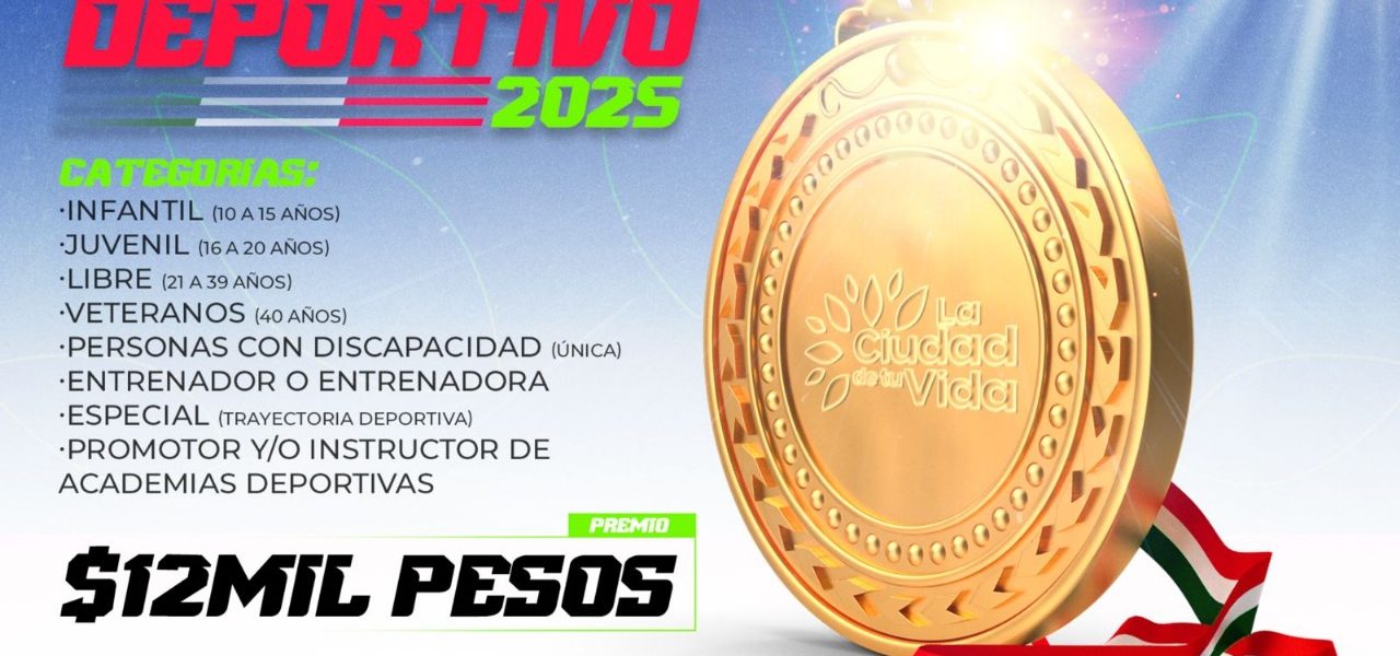 ABREN CONVOCATORIA PARA PARTICIPAR EN EL PREMIO MUNICIPAL AL MÉRITO DEPORTIVO 2025