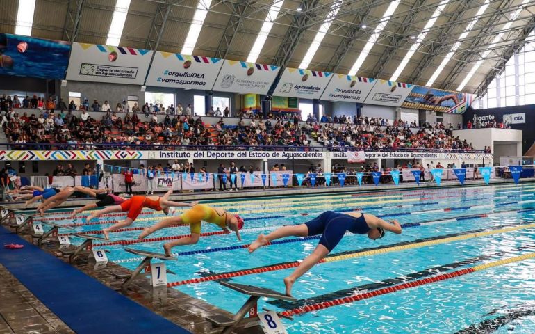 Se llevó a cabo el Campeonato Estatal de Natación de Curso Largo 2025 en Aguascalientes