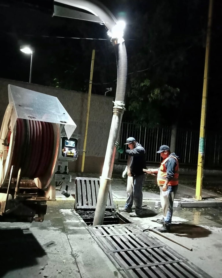 👷🏻‍♀️⛈️ INTENSIFICAMOS LABORES DE LIMPIEZA DE ALCANTARILLADO SANITARIO POR TEMPORADA DE LLUVIAS