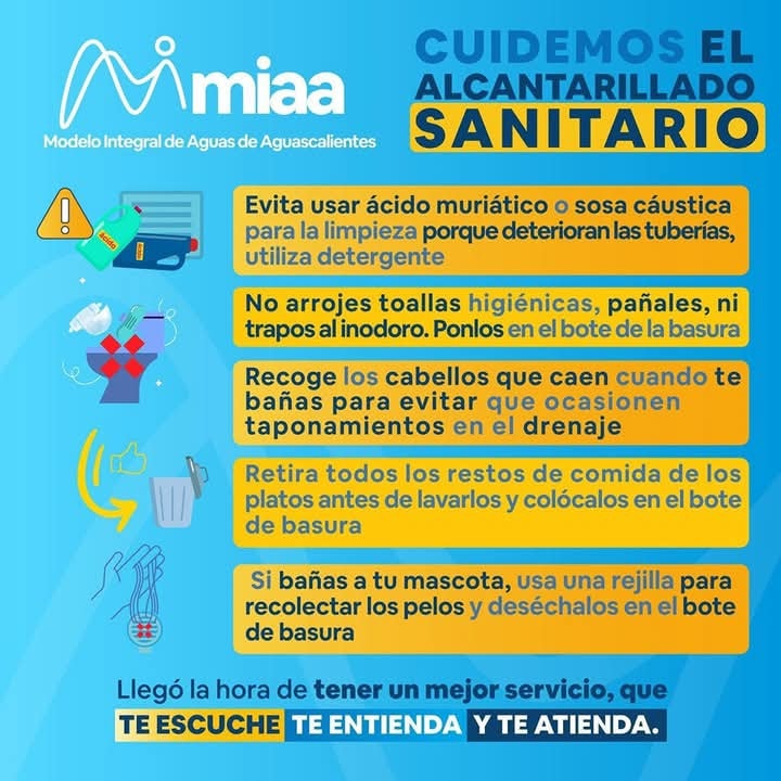 Te recordamos que en esta época de lluvias es especialmente importante no arrojar basura a las alcantarillas, ya que ésta puede obstruir las tuberías y drenajes, impidiendo el flujo adecuado del agua y causando desbordamientos.