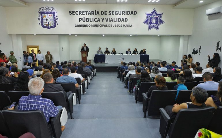 JESÚS MARÍA SUMA 26 NUEVOS ELEMENTOS A LA GUARDIA CIVIL MUNICIPAL