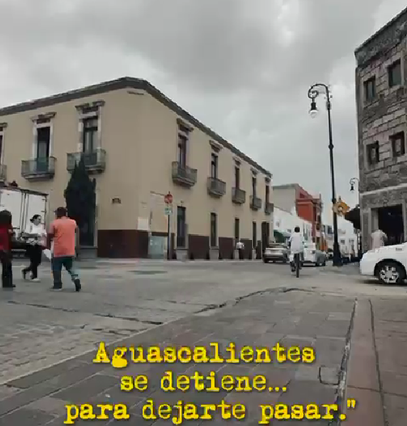 En un mundo donde todos corren, #Aguascalientes se detiene para dejarte pasar.