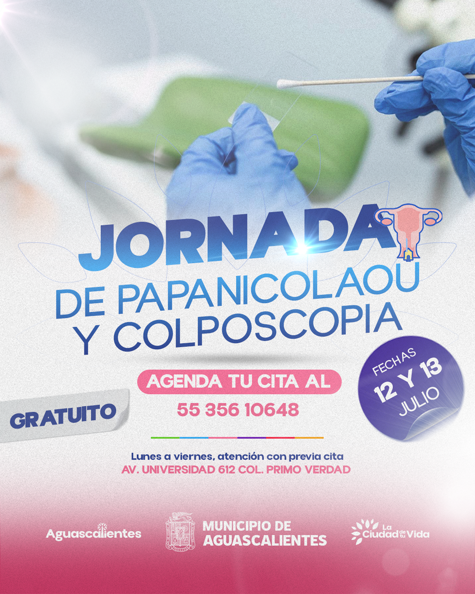 INVITA DIF MUNICIPAL A JORNADAS GRATUITAS DE PAPANICOLAOU Y COLPOSCOPIA