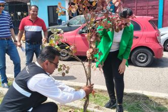 PONE EN MARCHA MUNICIPIO EL PROGRAMA “AGUAS CON TU ÁRBOL” EN EL FRACCIONAMIENTO GUADALUPE PERALTA