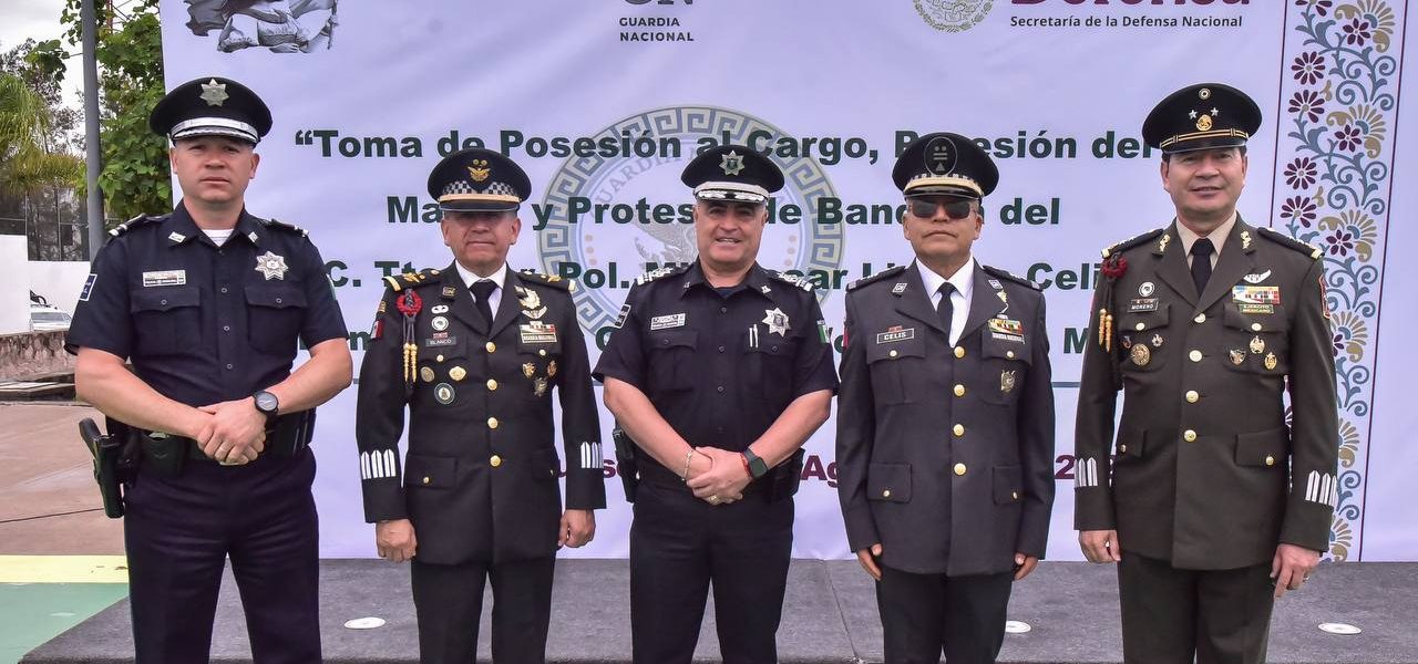 SECRETARIO DE SEGURIDAD PÚBLICA ACUDE A LA TOMA DE PROTESTA DE ÓSCAR LINDORO CELIS ROMERO