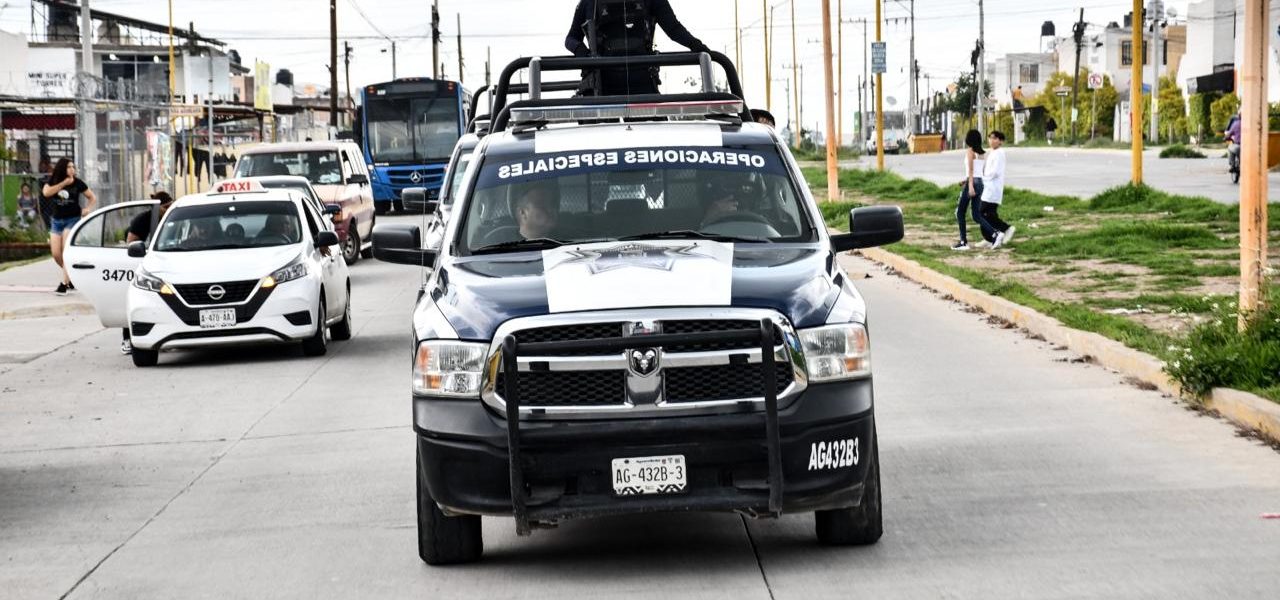 REFUERZA POLICÍA MUNICIPAL DE AGUASCALIENTES OPERATIVO DE VIGILANCIA