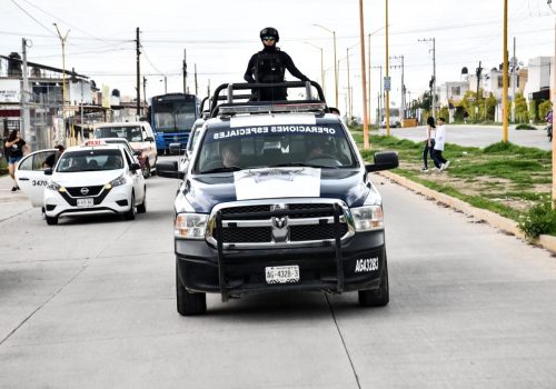REFUERZA POLICÍA MUNICIPAL DE AGUASCALIENTES OPERATIVO DE VIGILANCIA