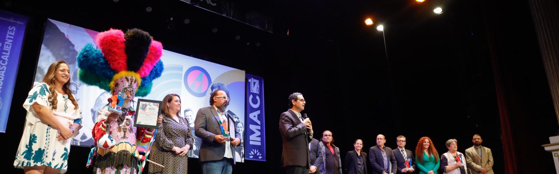 CELEBRA EL IMAC 17 ANIVERSARIO RECONOCIENDO A GRANDES FIGURAS DE LA CULTURA Y EL ARTE EN AGUASCALIENTES