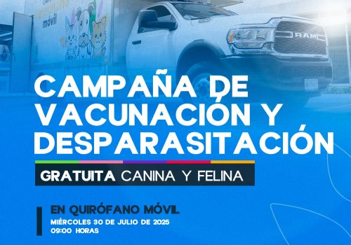 QUIRÓFANO MÓVIL LLEVARÁ CAMPAÑA DE VACUNACIÓN Y DESPARASITACIÓN A SAN IGNACIO Y CALVILLITO