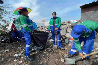 MUNICIPIO DE AGUASCALIENTES LLEVÓ A CABO OPERATIVO ESPECIAL DE LIMPIEZA EN LA CENTRAL DE ABASTOS